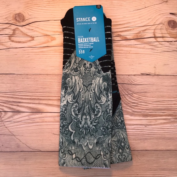 Stance Fusion Basketball Cash Men’s Crew Socks - Picture 9 of 13